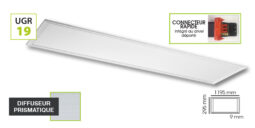 DALLE LED CIELO 4 300x1200 UGR19 SLIM