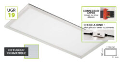 DALLE LED CIELO 4 600x1200 UGR19 SLIM